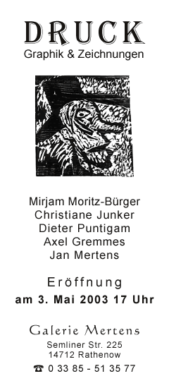 Galerie Mertens :: Ausstellung :: Druck