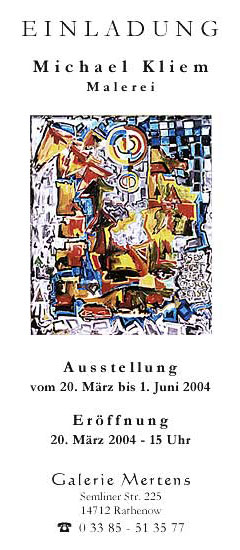 Michael Kliem - Malerei